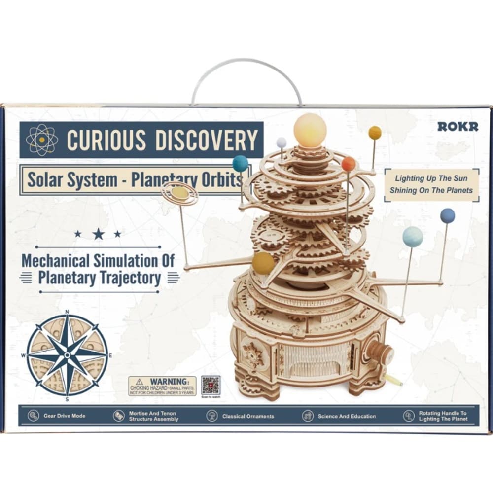 Robotime ROKR 316PCS Mechanical Orrery 3D Puzzle Model Building Kit